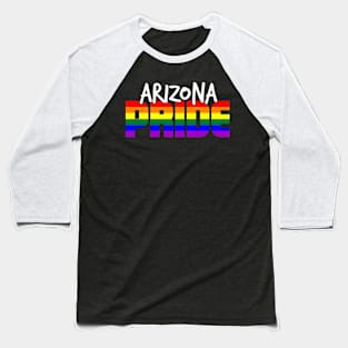 Arizona Pride - Arizona LGBT Flag Baseball T-Shirt